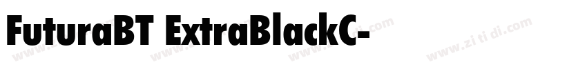 FuturaBT ExtraBlackC字体转换
